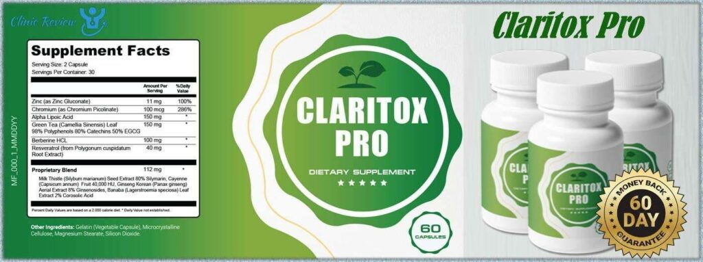 claritox-pro-supplement-facts