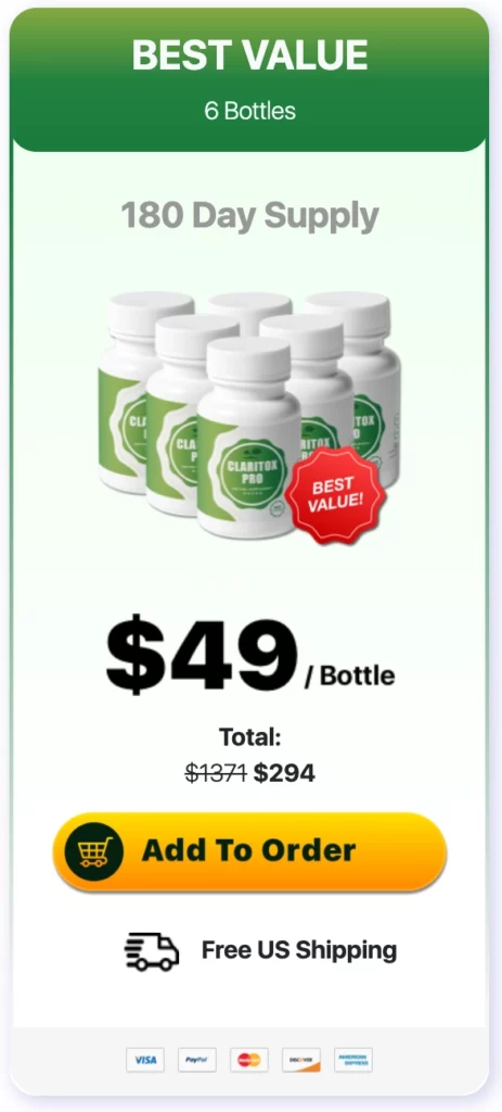 Claritox Pro price bottle 6